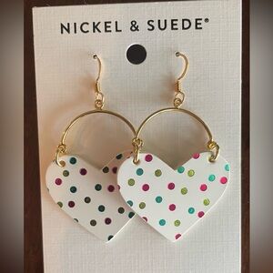 Nickel & Suede earrings